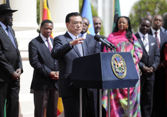 李克強要求中國公司精心建設蒙內(nèi)鐵路